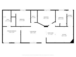 2D Floor Plan for 11666 Pleasant Valley Road